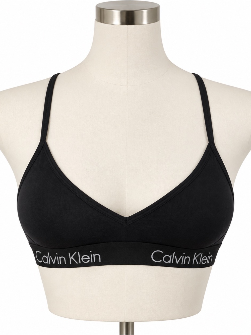 Calvin Klein strap racer back removable pads everyday athletic bra XS